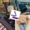 Qjaiune Hair Comb, 6PCS Travel Foldable Plastic Brush Comb Portable