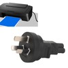 to IEC320 C5 Power Adapter 3 Prong to C5 Converter