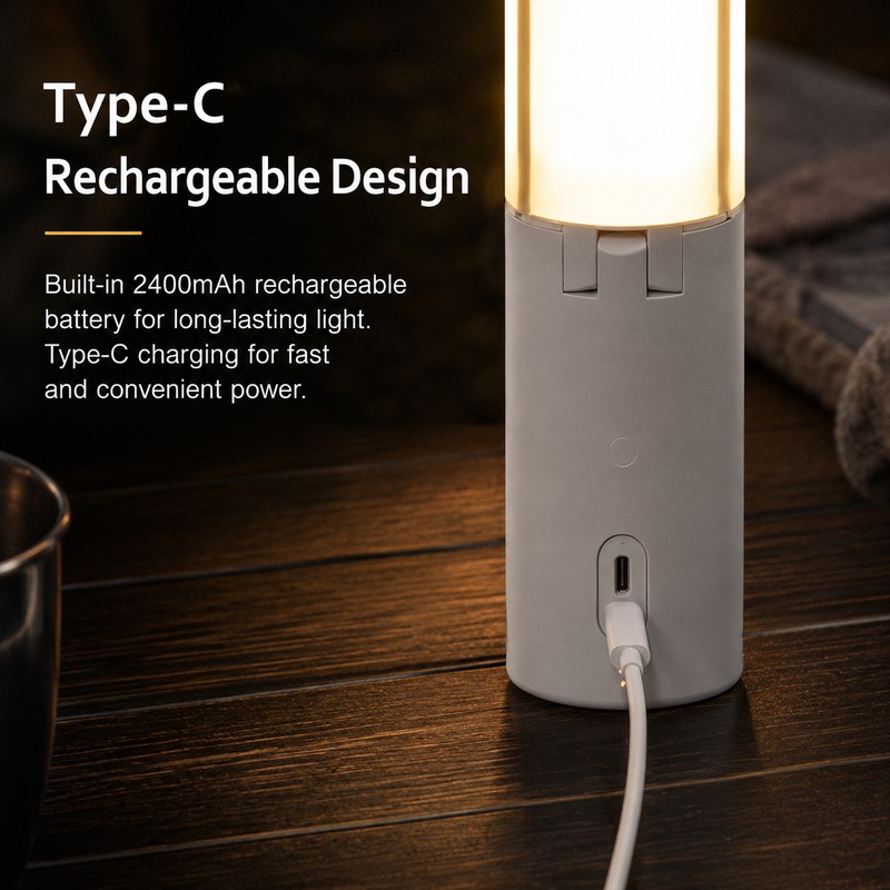 Rechargeable Camping Lantern for Outdoor Use – Folding LED Light