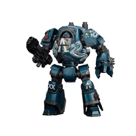JOYTOY Warhammer The Horus Heresy Alpha Legion Contemptor Dreadnought with Gravis Plasma Cannon - 1:18 Scale 9.5in Action Figure Mecha Joy Toy Collection Model
