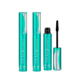 10.7g Lash Black Mascara for Volume & Length, Achieve Fuller Natural Lashes, Waterproof, Ultra-Fast Drying, Soft Flexible Wand,Stable Curvature, Intact All Day, False Lash Effect, 2pc