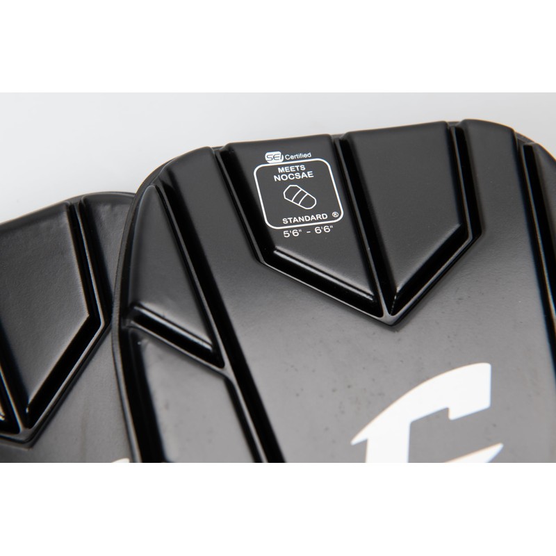 CHAMPRO C-Flex NOCSAE Soccer Shin Guard Insert with Compression Sleeves,