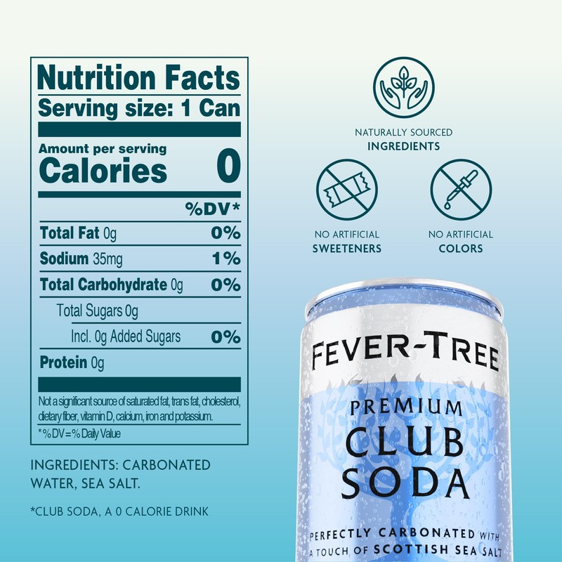 Fever Tree Club Soda Club Soda - Premium Quality Delicate