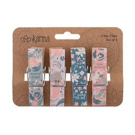 Karma Gifts Chip Clips, One Size, Mermaid