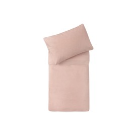 Jollein Kinderbettwäsche - Twinkling, Wild Rose - 100x140cm - 100% Baumwolle - OEKO-TEX Zertifiziert - Babybettwäsche mit Kissenbezug - Bettwäsche Set