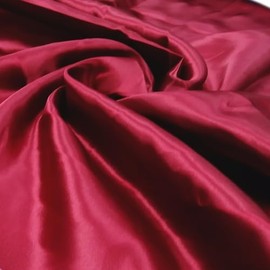 Charmeuse Satin Fabric by The Yard Shiny Fashion Crafts & Decoration 59" Wide Wine 1yard