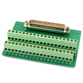 uxcell DB37 D-SUB Male Adapter to 37P Terminal 2 Row Screw Breakout Board
