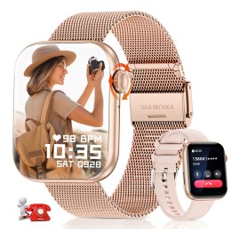 Reloj Inteligente Mujer Smart Watch P45 Bluetooth Call 1.85 FoxBox P45 IOS/Android Silicona/Acero inoxidable