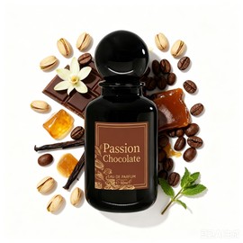 Passion Chocolate Perfume for Women - 1.7 fl oz / 50ml Long Lasting Eau de Parfum with Pistachio, Coffee & Cocoa - Arabian Gourmand Niche EDP Spray, Romantic Birthday Gift for Her