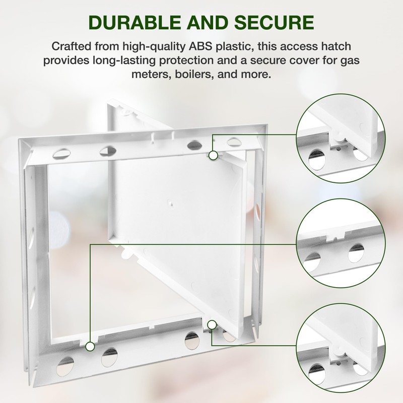MYPURECORE Versatile ABS Plastic Inspection Hatch - Access Panel for