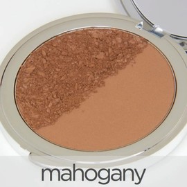 La Bella Donna Compressed Mineral Foundation - Face Powder Makeup Natural Looking Glowing Skin Wrinkle Defying Mattifying Finish Contour Makeup Long Lasting Full Coverage Sun Kissed Tan (Mahogany)