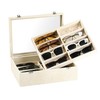 Frebeauty 16-Slot Sunglass Organizer Box,2 Layer Velvet Sunglasses Holder