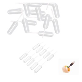 Mirhua 4ml プラスチックピペット 100本 使い捨て ポリスポイト プラスチッ ピペット スクイズ移送ピペット （円筒形）スクイーズ転送ピペット 透明