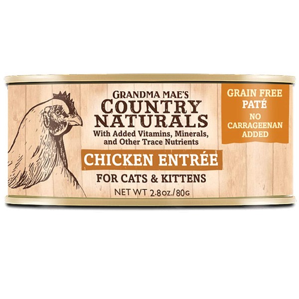 Country Naturals Grandma Mae's Chicken Entree Case of 24-2.8 Oz