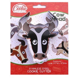Cow Steer Head Cookie Cutter- Stainless Steel