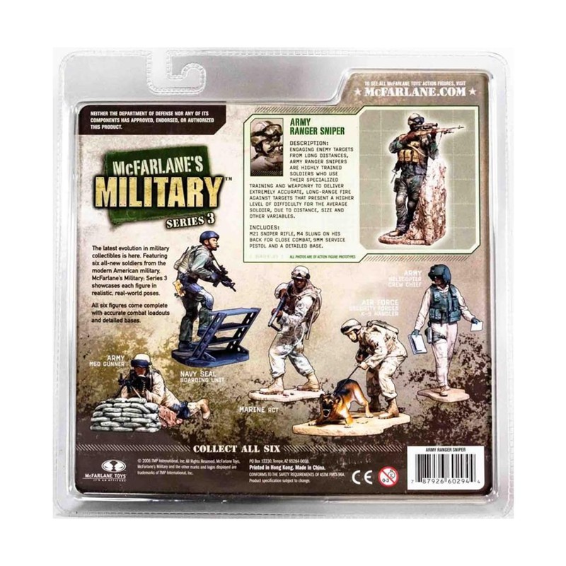 McFarlane Military Series 3: Army Ranger Sniper - Ethnic