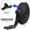 10 Yards Nylon Webbing Strap Band with 10 Sets of