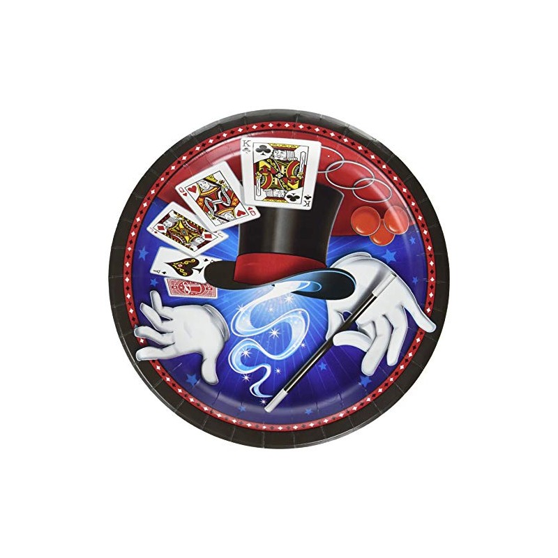 Creative Converting 322194 8Count Magic Party Paper Dinner Plates Supplies,