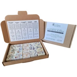 Favourite Scents - Highly Scented Botanical Wax Melts Collections (15 x 13.5g Hand Crafted) - Vegan Friendly & Cruelty Free - Plastic Free - Provide 8 to 10hrs scents/cube - Made in the UK