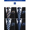 Enlision Business Necktie, Set of 4, , for Men, Formal,