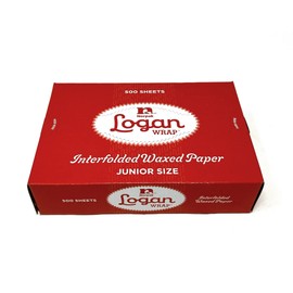 10 3/4" Length X 8" Width, LOGAN Wrap NORPAK Interfolded Wax Paper 500 Sheets