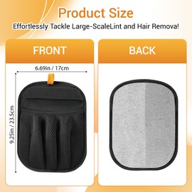 2 Pcs Pet Hair Removal Glove for Cats & Dogs, Five-Finger Electrostatic Pet Hair Gloves, Reusable Pet Hair Removal Tools,Cat & Dog Hair Remover for Couch, Suitable for, Bed Sheets, Clothes, Carpets