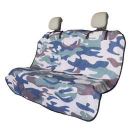 Zinytrae Back Seat Cover Protector for Dogs and Kids, Universal Waterproof Towel Rear Bench Seat Cover for Car, Truck, Van & SUV, Machine-Washable Backseat Car Covers (Camouflage, 1pcs Rear Seat)