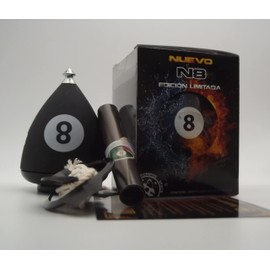 Trompos Space N8 Trick Spinning Top - Bearing Roller Tip - Limited Edition - Black