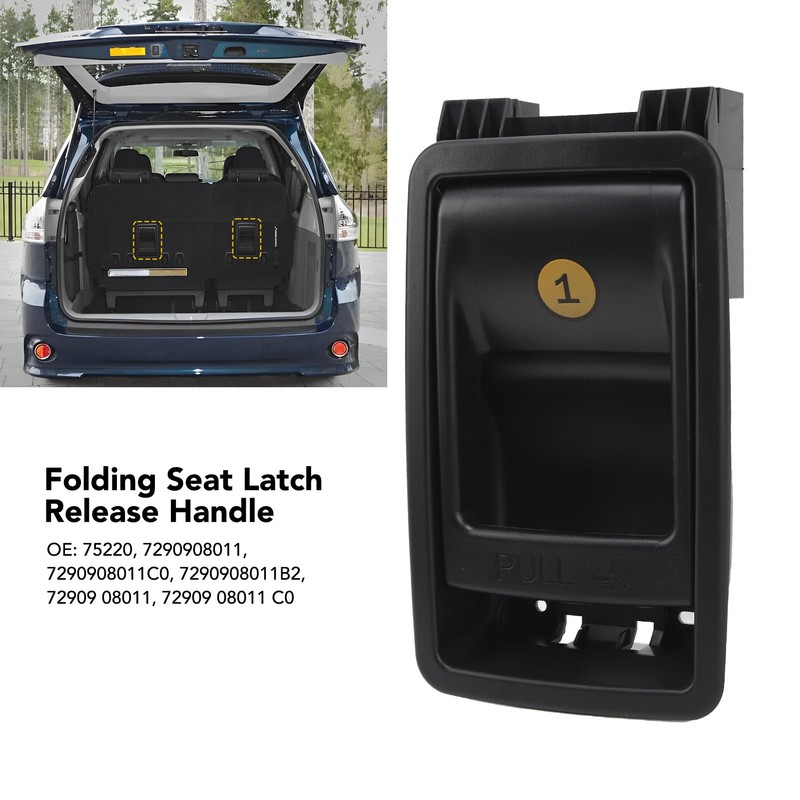 Folding Seat Latch Release Handle 75220 Car Back Seat Switch