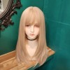 Women's full wig blonde (WFLPM7D) / 여자 위그 통가발 금발 (WFLPM7D)