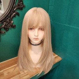 Women's full wig blonde (WFLPM7D) / 여자 위그 통가발 금발 (WFLPM7D)