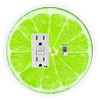 Sam Sandor - Lime Fruit Slice Design - Round Light