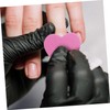 Outanaya 50pcs Heart-shaped Sponge Nail Files Dual-sided Nail Grinding Tools