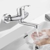 Wall Mounted Kitchen Tap Wall Mounted 360 Degree Rotatable Wall