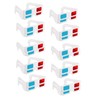 SELECOCO 20pcs 3D Glasses Red Blue Glasses Watching Movie TV