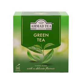 Ahmad Tea Té verde, bolsitas de té verde, 100 unidades, sin cafeína y sin azúcar