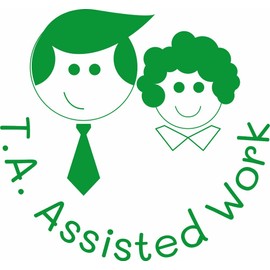 Teacher Stamp | Education Marking Stamp | Reward Stamps for School - T. A. Assisted Work 1