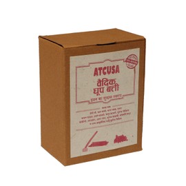 100% Hand Rolled Dhoop Sticks - 8cm Each Dhoop Stick - Indian Premium Natural Incense - No Charcoal - for Puja Rituals Aromatherapy Meditation Church Worship Temple Saloon Parlor Wedding