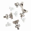 LIKERAINY 95Deg Inset Face Frame Hinge 35mm with Hydraulic Damper