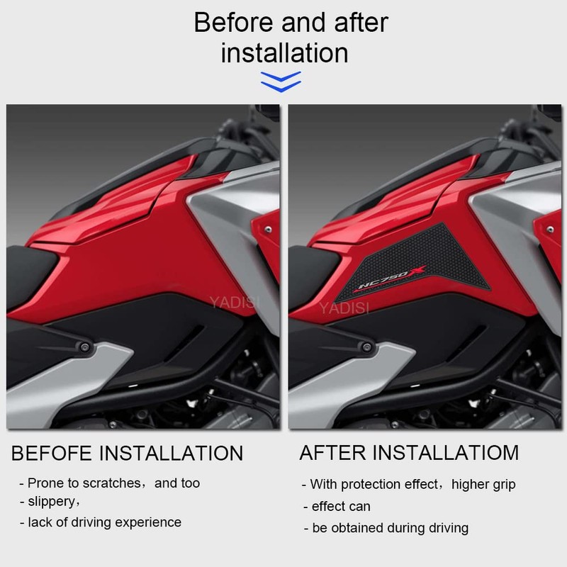 For Honda NC750X NC750X 2021 2022 2023 Motorcycle Side Fuel