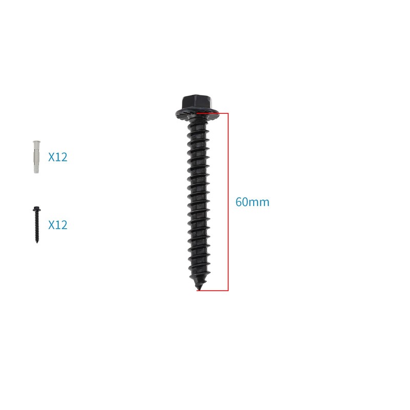 Be In Your Mind 12 Sets TV Mounting Screw Set