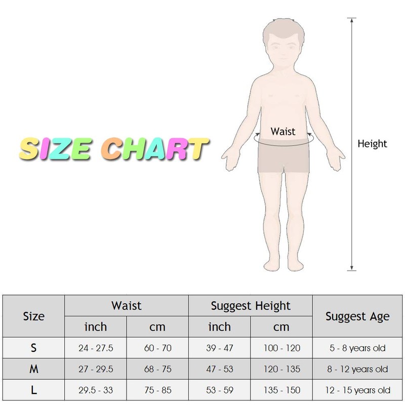 Lixada Kids 3D Protective Padded Shorts for Hip Butt Tailbone