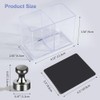 Magnetic Pen Holder with 12 Magnetic Push Pins, Clear Magnetic
