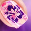 Whats Up Nails - Hibiscus Nail Vinyl Stencils for Nail