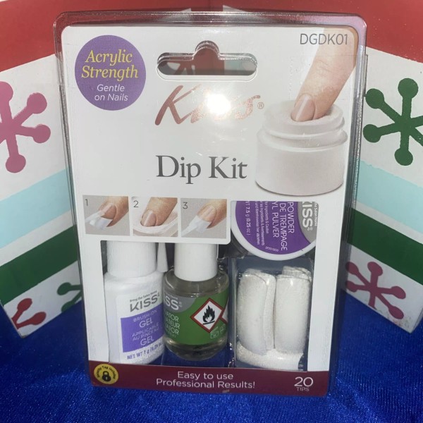 Kiss Acrylic Strength Dip Kit~20 Tips~
