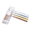 Baluue Ergonomic Soft Bristle Toothbrushes 2-box Set Crystal Appearance Travel