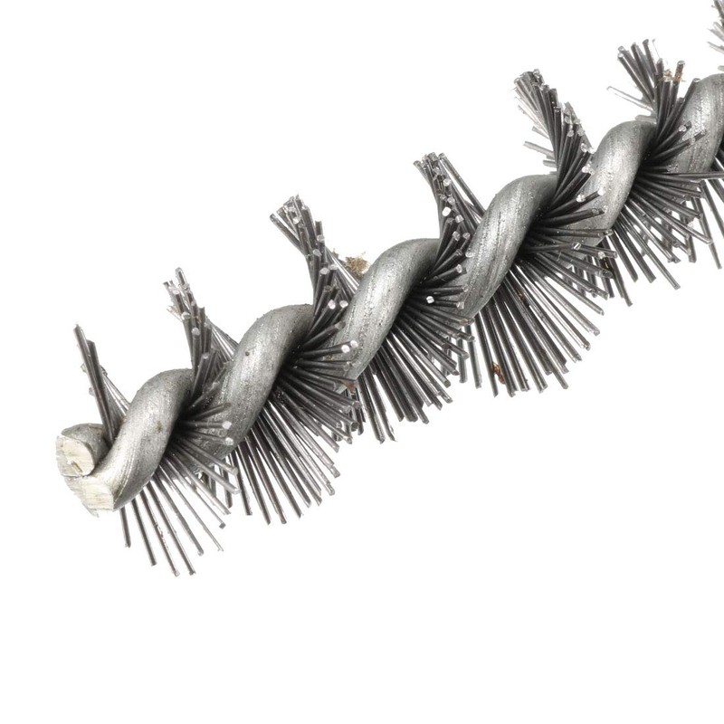 sourcing map Steel Wire Hose Cleaning Brush 315 mm Long