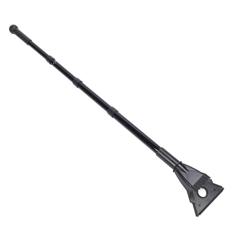 Car Snow Removal Tool Aluminum Alloy Telescopic Rod Ergonomic Labor