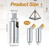 sourcing map Sloped Ceiling Adapter, 90/345 Degree 61x19mm M10 Fine