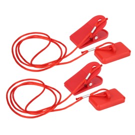 Running Machine Safety Key, Universal Running Machine Magnet Safety Switch Rectangle Clip Replacement for Most Treadmills